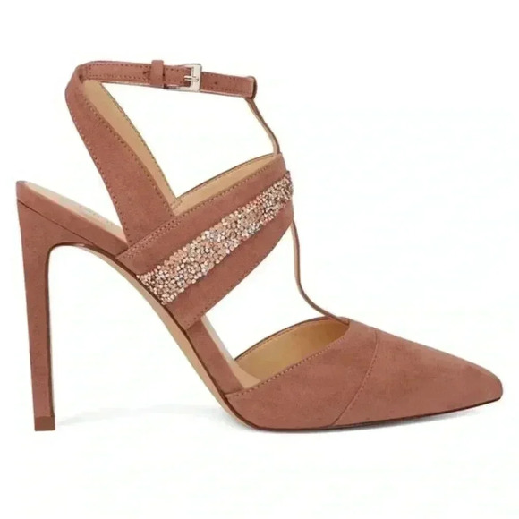 Nine West mauve heels 😍 SIZE 5M - Picture 2 of 16